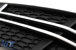 Paragolpes Cubiertas inferiores Rejillas laterales para Audi A4 B9 S-Line Sedán Avant 16-18-image-6092918
