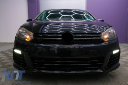 Paragolpes delantero para VW Golf VI Golf 6 2008-2013 Parrillas R20 Look PDC-image-6089148