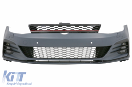 Paragolpes para VW Golf VII 7 13-17 Faros LED Dynamic Luces giro 7.5 GTI Look-image-6091569