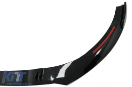 Paraurti Add-On Spoiler Lip per Audi A6 4K C8 18+ Standard lucente nero-image-6083165