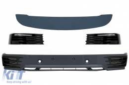 image-9-Paraurti Add-on Spoiler per VW Transporter T6 15+ Giorno Luci Spoiler Tetto