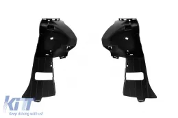 Paraurti anteriore A Design Line adatto per Mercedes ML W166 2011-2015 con griglia a 3 razze cromata/nera-image-6147584