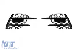 Paraurti anteriore A Design Line adatto per Mercedes Classe S W223 dopo il 2020 con griglia nera-image-6147618