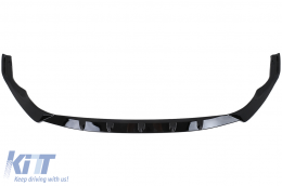 Paraurti Anteriore Add-on Spoiler Labbro per  VW Transporter T7 2024- V2 Nero lucido-image-6113681