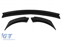 Paraurti anteriore Add-On Spoiler Lip per Tesla Model Y 2020+ Nero lucido-image-6100565
