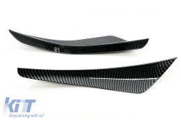 Paraurti anteriore Alette laterali per VW Golf 8 Mk8 MQB GTI / R-Line 20+ carbonio Look-image-6091127