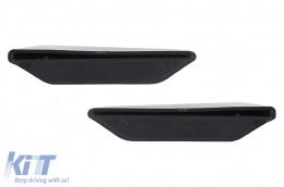 Paraurti anteriore Alette laterali per VW Golf 8 Mk8 MQB GTI / R-Line 20+ Nero Llucido-image-6114276