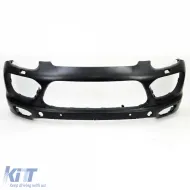 Paraurti anteriore con supporto adatto per Porsche Cayenne 958 92A 2010-2014 Turbo-image-6197498