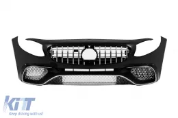 image-38-Paraurti anteriore design A tipo 65 adatto per Mercedes Classe S C217 coupé 2014-2020 con elementi cromati
