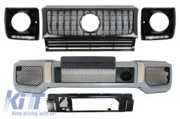 image-40-Paraurti anteriore Griglia per Mercedes G W463 89-12 G65 GT-R Panamericana Look