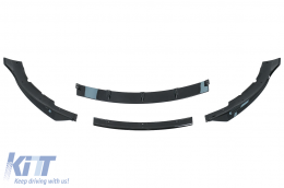 Paraurti Anteriore Labbro Estensione per Tesla Model 3 2017-2022 Nero Lucido-image-6111961