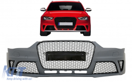 Paraurti anteriore per Audi A4 B8 Facelift 12-15 Griglie RS4 Design-image-6100657