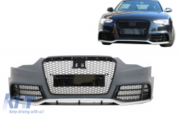 Paraurti anteriore per Audi A5 8T Facelift 2012-2016 RS5 Look Griglie Estensione-image-6084504