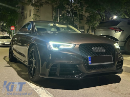 Paraurti anteriore per Audi A5 8T Facelift 2012-2016 RS5 Look Griglie Estensione-image-6112844