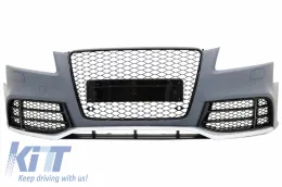 image-62-Paraurti anteriore per Audi A5 8T Pre Facelift 2007-2011 RS5 Look Favo griglie