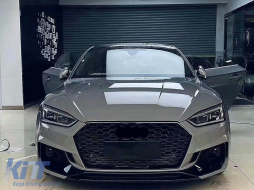 Paraurti anteriore per Audi A5 F5 2017-2019 Quattro RS5 Look griglia-image-6126427