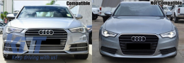Paraurti anteriore per AUDI A6 C7 4G 11-15 Griglie Calandra RS6 Design-image-6030689