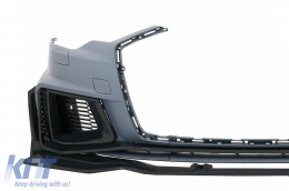 Paraurti anteriore per Audi A6 C8 4K 2018-2020 RS6 Design Griglie laterali PDC SRA-image-6081815