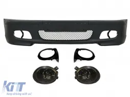 image-20-Paraurti anteriore per BMW E46 1998-2004 M-Technik M-Sport Look Fumo Fendinebbia
