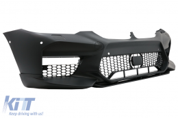 Paraurti anteriore per BMW Serie 5 G30 G31 2017-2019 M5 Sport Look con ACC-image-6086756