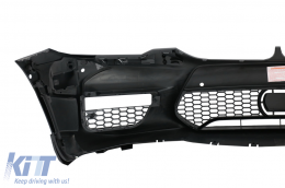 Paraurti anteriore per BMW Serie 5 G30 G31 2017-2019 M5 Sport Look con ACC-image-6086758
