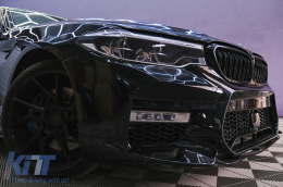 Paraurti anteriore per BMW Serie 5 G30 G31 2017-2019 M5 Sport Look con ACC-image-6094272