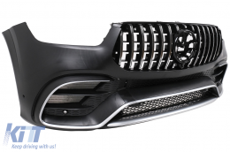 Paraurti anteriore per Mercedes GLE SUV W167 GLE Coupé C167 2019-2023 Griglia M Design-image-6113252