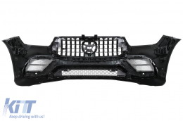 Paraurti anteriore per Mercedes GLE SUV W167 GLE Coupé C167 2019-2023 Griglia M Design-image-6113255