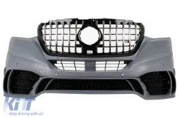 image-56-Paraurti anteriore per Mercedes Sprinter W907 W910 2019-2024 GT Design Griglia