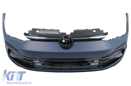 Paraurti anteriore per VW Golf 8 VIII MK8 MQB 2020-2023 Griglia R-line Design-image-6112727