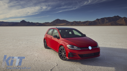 Paraurti anteriore per VW Golf VII 7 5G 2013-2017 7.5 GTI Look Griglia PDC SRA-image-6091346