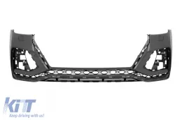 Paraurti anteriore RS adatto per Audi Q5 2021–2023 con strisce di rifinitura nere-image-6139271