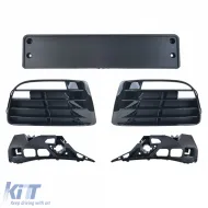 Paraurti anteriore Sport R + luci diurne + griglia del radiatore adatta per VW Golf 6 2008-2013-image-6203596