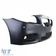 Paraurti anteriore sportivo con fendinebbia adatto per BMW Serie 5 F10 F11 10-13-image-6276624