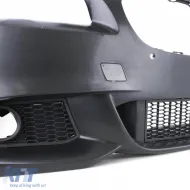 Paraurti anteriore sportivo con look nero opaco adatto per BMW Serie 5 F10 F11 10-13-image-6206589