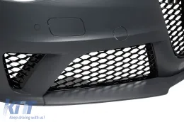 Paraurti anteriore tipo RS4 adatto per Audi A4 2011-2015 con PDC-image-6163608