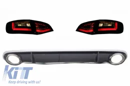 image-11-Paraurti Diffusore Fari Fanali per AUDI A4 B8 Limousine Avant Pre Facelift 07-11-