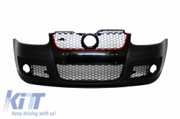 Paraurti Fari Cromati RHD per VW Golf 5 V 03-07 Jetta 05-10 GTI Look Griglia-image-6043293