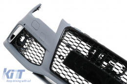 Paraurti Griglia a Nido D'ape per Audi A7 4G Pre-Facelift 2010-2014 RS7 Design-image-6099455