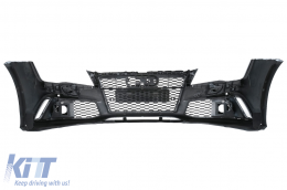 Paraurti Griglia a Nido D'ape per Audi A7 4G Pre-Facelift 2010-2014 RS7 Design-image-6099459