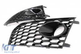 Paraurti Griglia a Nido D'ape per Audi A7 4G Pre-Facelift 2010-2014 RS7 Design-image-6126548