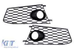 Paraurti Griglia a Nido D'ape per Audi A7 4G Pre-Facelift 2010-2014 RS7 Design-image-6126549
