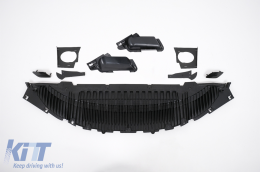 Paraurti Griglia a Nido D'ape per Audi A7 4G Pre-Facelift 2010-2014 RS7 Design-image-6126553