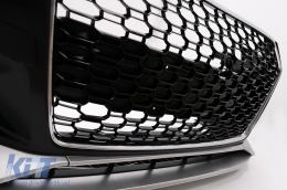 Paraurti Griglia per Audi A5 F5 2017-2019 Quattro RS5 Look Nido d'ape Nero-image-6099170