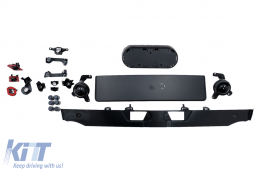 Paraurti Griglia per Audi A5 F5 2017-2019 Quattro RS5 Look Nido d'ape Nero-image-6099173