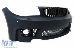 Paraurti Griglia per BMW 1 E81 E82 E87 E88 2004-2011 1M Design con SRA PDC-image-6022675