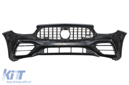 Paraurti Griglia per Mercedes Classe E W213 S213 C238 A238 Facelift 2020+ E63 Design-image-6094886