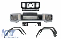 image-46-Paraurti Griglia per Mercedes G W463 90-18 G65 Look Passaruote Parafanghi