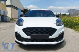 Paraurti Labbro Estensione Spoiler per Ford Puma ST 2019+ Nero lucido-image-6113514