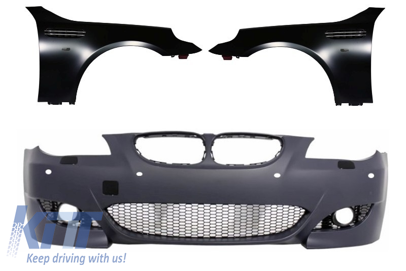 PARAURTI ANTERIORE PER BMW 5er e60 BERLINA e61 Touring 03-07 senza PDC con SRA adatto 